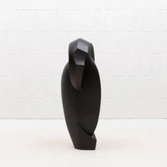 Patrick Coard Modern Abstract Sculpture in Black Oak by Patrick Coard Paris - 3848355