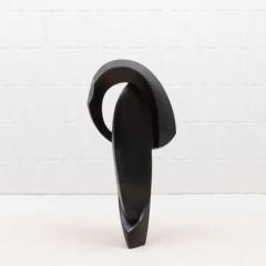Patrick Coard Modern Abstract Sculpture in Black Oak by Patrick Coard Paris - 3848358