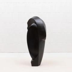 Patrick Coard Modern Abstract Sculpture in Black Oak by Patrick Coard Paris - 3848360