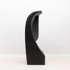 Patrick Coard Modern Abstract Sculpture in Black Oak by Patrick Coard Paris - 3850415