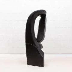 Patrick Coard Modern Abstract Sculpture in Black Oak by Patrick Coard Paris - 3850418