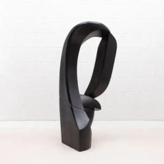 Patrick Coard Modern Abstract Sculpture in Black Oak by Patrick Coard Paris - 3850423