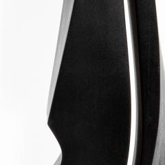 Patrick Coard Modern Abstract Sculpture in Black Oak by Patrick Coard Paris - 4208057
