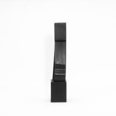 Patrick Coard Modern Abstract Sculpture in Black Oak by Patrick Coard Paris - 4208062