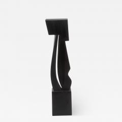 Patrick Coard Modern Abstract Sculpture in Black Oak by Patrick Coard Paris - 4208670