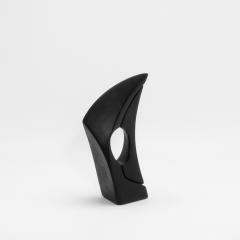 Patrick Coard Modern Abstract Sculpture in Black Oak by Patrick Coard Paris - 4208032