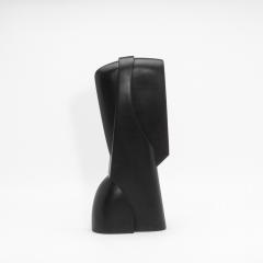 Patrick Coard Modern Abstract Sculpture in Black Oak by Patrick Coard Paris - 4208084