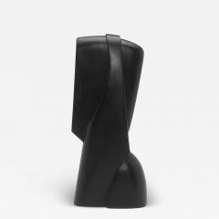Patrick Coard Modern Abstract Sculpture in Black Oak by Patrick Coard Paris - 4208677
