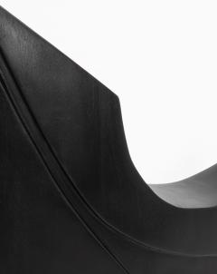 Patrick Coard Modern Abstract Sculpture in Black Oak by Patrick Coard Paris - 4208067