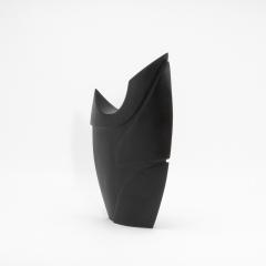 Patrick Coard Modern Abstract Sculpture in Black Oak by Patrick Coard Paris - 4208210
