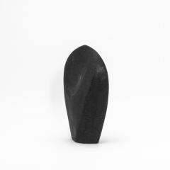 Patrick Coard Modern Abstract Sculpture in Black Shagreen by Patrick Coard Paris - 4208070