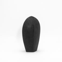 Patrick Coard Modern Abstract Sculpture in Black Shagreen by Patrick Coard Paris - 4208177