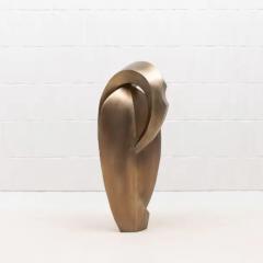 Patrick Coard Modern Abstract Sculpture in Bronze Patina Brass by Patrick Coard Paris - 3845186
