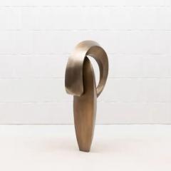 Patrick Coard Modern Abstract Sculpture in Bronze Patina Brass by Patrick Coard Paris - 3845188