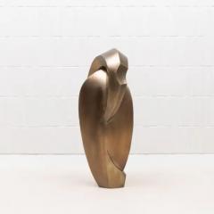 Patrick Coard Modern Abstract Sculpture in Bronze Patina Brass by Patrick Coard Paris - 3845212
