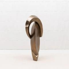 Patrick Coard Modern Abstract Sculpture in Bronze Patina Brass by Patrick Coard Paris - 3845215