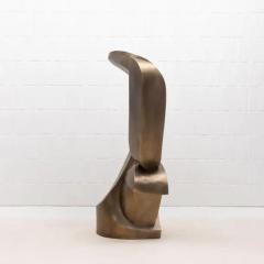 Patrick Coard Modern Abstract Sculpture in Bronze Patina Brass by Patrick Coard Paris - 3850343