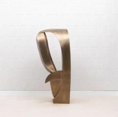 Patrick Coard Modern Abstract Sculpture in Bronze Patina Brass by Patrick Coard Paris - 3850399