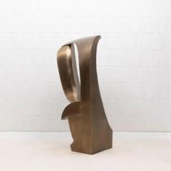 Patrick Coard Modern Abstract Sculpture in Bronze Patina Brass by Patrick Coard Paris - 3850413