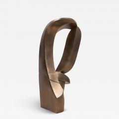 Patrick Coard Modern Abstract Sculpture in Bronze Patina Brass by Patrick Coard Paris - 3858154