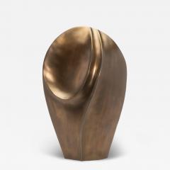 Patrick Coard Modern Abstract Sculpture in Bronze Patina Brass by Patrick Coard Paris - 4208674