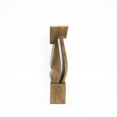 Patrick Coard Modern Abstract Sculpture in Bronze Patina Brass by Patrick Coard Paris - 4208029