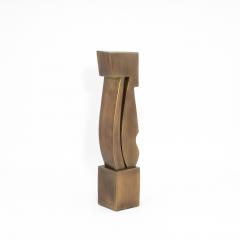 Patrick Coard Modern Abstract Sculpture in Bronze Patina Brass by Patrick Coard Paris - 4208079