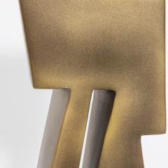 Patrick Coard Modern Abstract Sculpture in Bronze Patina Brass by Patrick Coard Paris - 4208117