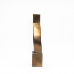 Patrick Coard Modern Abstract Sculpture in Bronze Patina Brass by Patrick Coard Paris - 4208188
