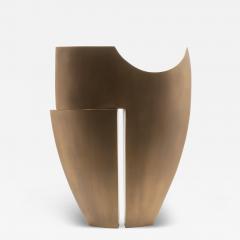 Patrick Coard Modern Abstract Sculpture in Bronze Patina Brass by Patrick Coard Paris - 4208678