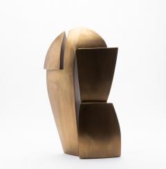 Patrick Coard Modern Abstract Sculpture in Bronze Patina Brass by Patrick Coard Paris - 4208216
