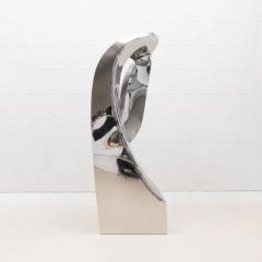 Patrick Coard Modern Abstract Sculpture in Polished Steel by Patrick Coard Paris - 3850425