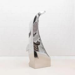 Patrick Coard Modern Abstract Sculpture in Polished Steel by Patrick Coard Paris - 3850427