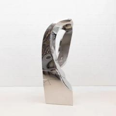 Patrick Coard Modern Abstract Sculpture in Polished Steel by Patrick Coard Paris - 3850436