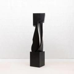 Patrick Coard Modern Abstract XL Sculpture in Black Oak by Patrick Coard Paris - 3850314