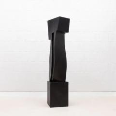 Patrick Coard Modern Abstract XL Sculpture in Black Oak by Patrick Coard Paris - 3850315