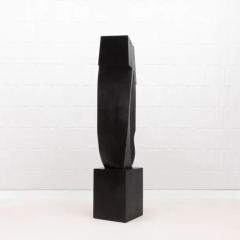 Patrick Coard Modern Abstract XL Sculpture in Black Oak by Patrick Coard Paris - 3850321