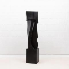 Patrick Coard Modern Abstract XL Sculpture in Black Oak by Patrick Coard Paris - 3850361