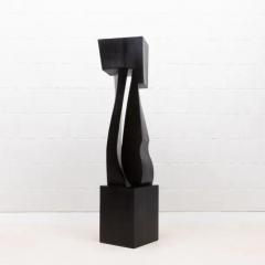 Patrick Coard Modern Abstract XL Sculpture in Black Oak by Patrick Coard Paris - 3850364