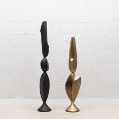 Patrick Coard Modern Abstract XL Sculpture in Bronze Patina Brass by Patrick Coard Paris - 3845221