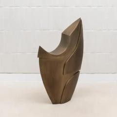 Patrick Coard Modern Abstract XL Sculpture in Bronze Patina Brass by Patrick Coard Paris - 3846951