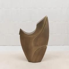 Patrick Coard Modern Abstract XL Sculpture in Bronze Patina Brass by Patrick Coard Paris - 3846956