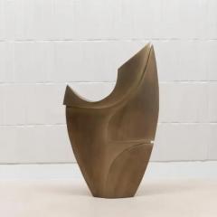 Patrick Coard Modern Abstract XL Sculpture in Bronze Patina Brass by Patrick Coard Paris - 3846957
