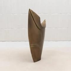 Patrick Coard Modern Abstract XL Sculpture in Bronze Patina Brass by Patrick Coard Paris - 3847015