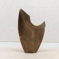 Patrick Coard Modern Abstract XL Sculpture in Bronze Patina Brass by Patrick Coard Paris - 3847016