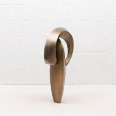 Patrick Coard Modern Abstract XL Sculpture in Bronze Patina Brass by Patrick Coard Paris - 3847887