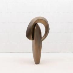 Patrick Coard Modern Abstract XL Sculpture in Bronze Patina Brass by Patrick Coard Paris - 3847891