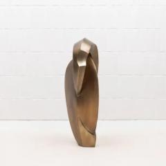 Patrick Coard Modern Abstract XL Sculpture in Bronze Patina Brass by Patrick Coard Paris - 3847945