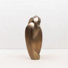 Patrick Coard Modern Abstract XL Sculpture in Bronze Patina Brass by Patrick Coard Paris - 3847947