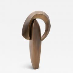 Patrick Coard Modern Abstract XL Sculpture in Bronze Patina Brass by Patrick Coard Paris - 3858141